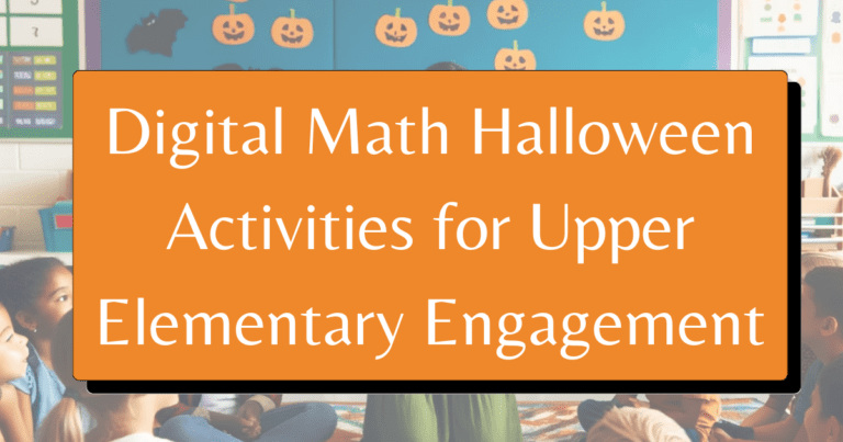 Fun and Engaging Digital Halloween Math Activities for 3rd 4th and 5th Grade