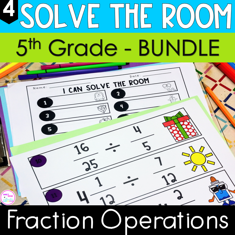 Adding and subtracting fractions with unlike denominator activity