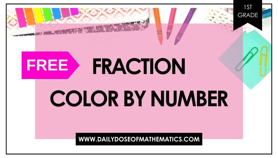 Adding and Subtracting Fractions Color by Number PDF Free with Unlike Denominators