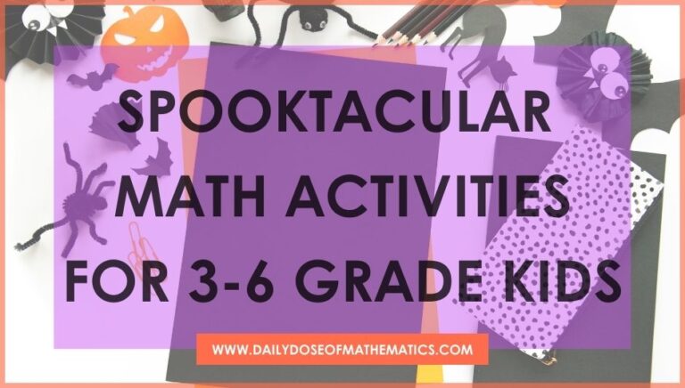 Halloween Math Activities For Upper Elementary Kids